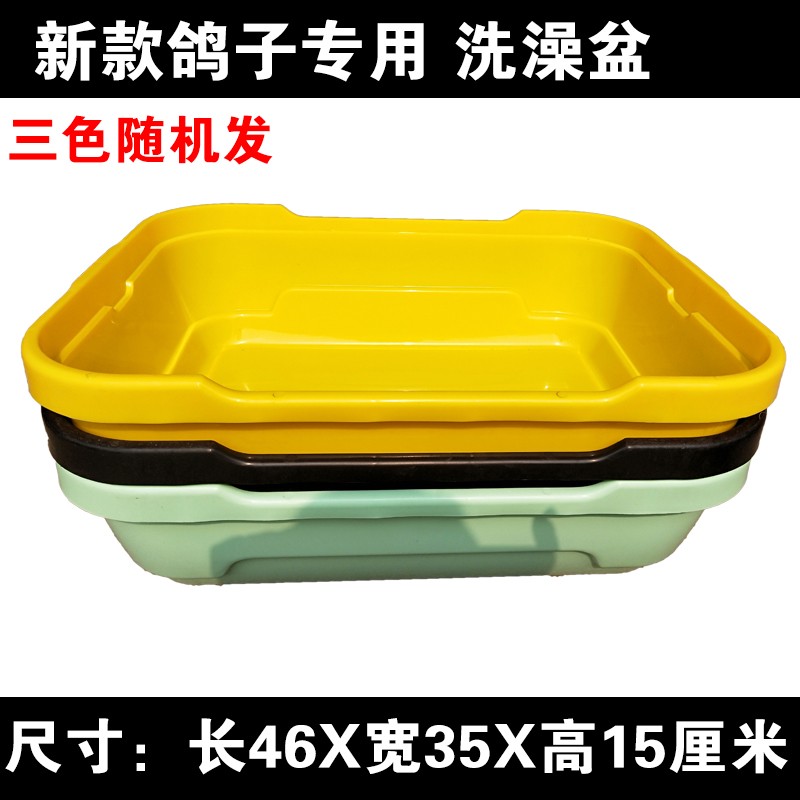 加厚不锈钢赛鸽信鸽专用大号澡盆 鸽子洗澡盆浴盆鸽子用品用具鸽
