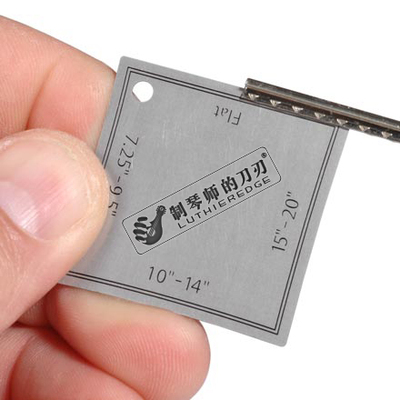 民谣电木吉他指板品丝线槽深度弧度测量尺品槽高度尺制琴维修工具