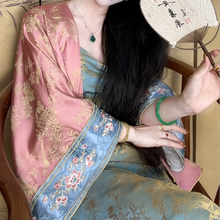 2026春秋款国风改良清宫新中式上衣旗袍外搭长袖 宫锁心玉外套