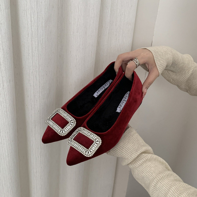 丝绒美鞋配裙晚宴风42