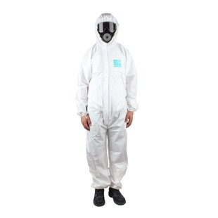 微護佳MG2000防護服WH20 157 02白色標準型有帽連體防護服