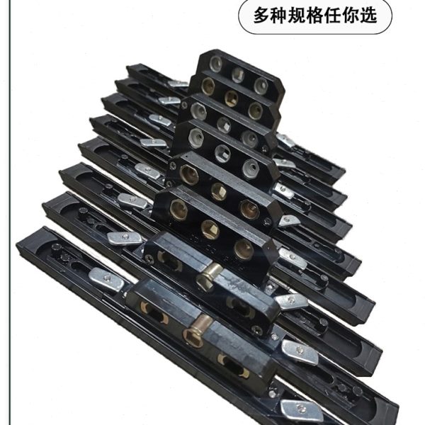 门窗传动锁盒联动器双向伸缩传动杆锁芯断桥铝窗传动盒锁体配件
