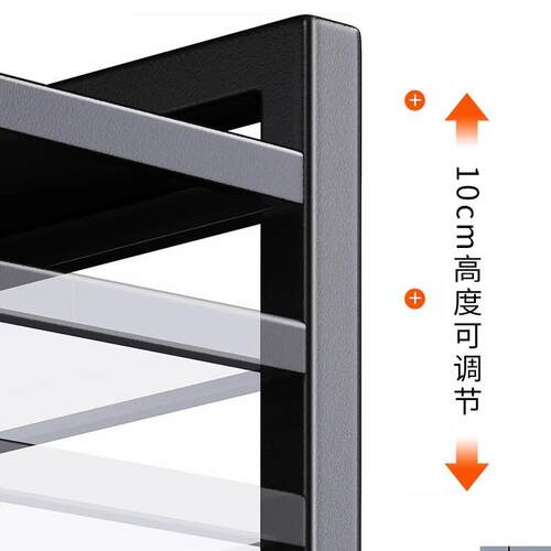 厨房置物架微波炉置物架家用台面式可伸缩放置烤箱厨房多功能支架