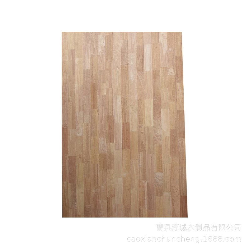 厂家实木供应橡胶木工厂用家具板多层木板多尺寸橡胶木指接木