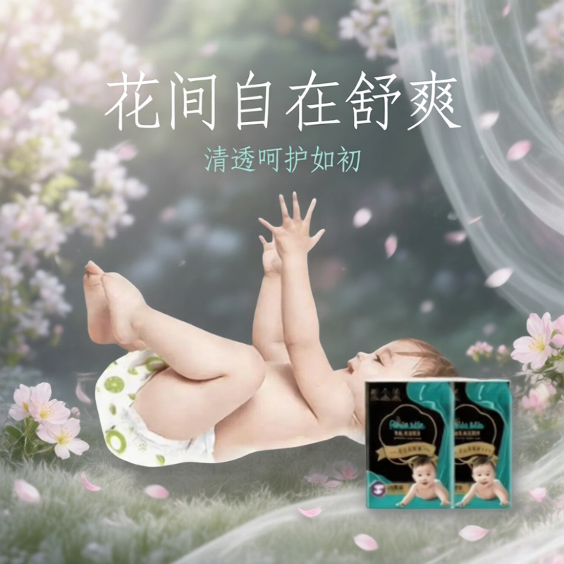 黑金帮拉拉裤试用装吸尿多防过敏