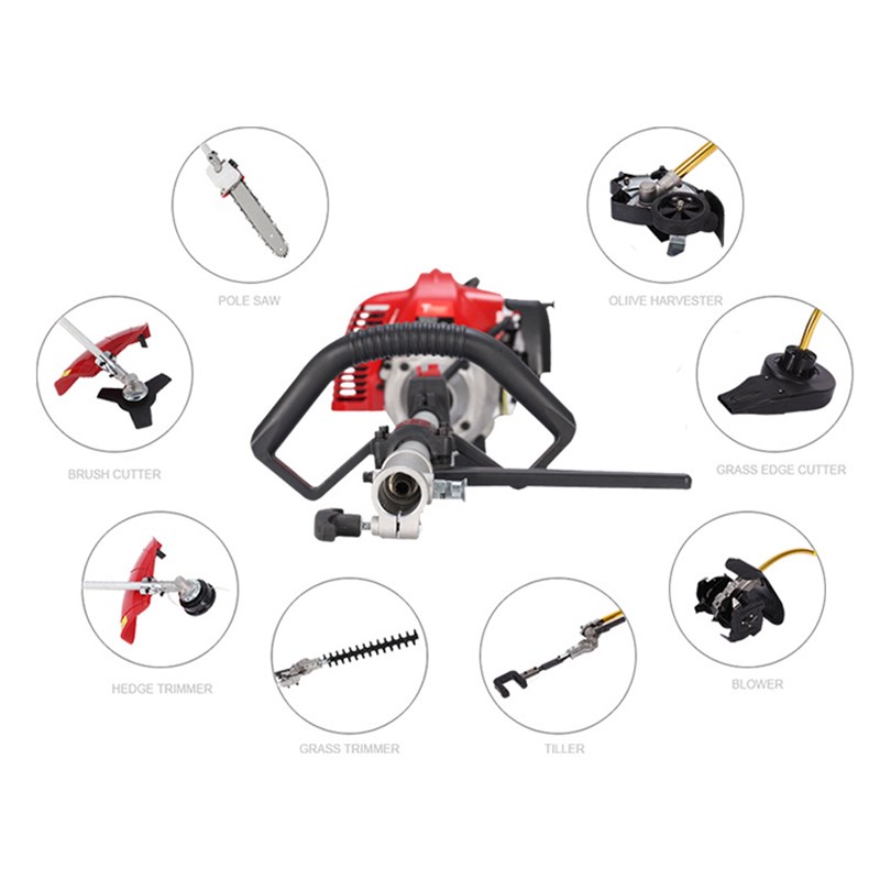 割草机家用园林草坪修剪机t 二冲程汽油除草机打草机割草机修剪器