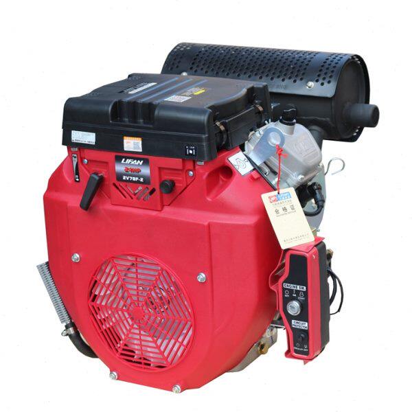 力帆22HP24马力双缸汽油机发动机2V78F压清洗机2v80F27马力吸沙
