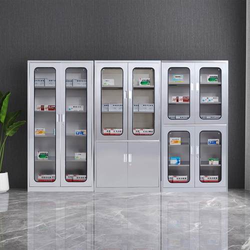 不锈钢储物柜餐厅碗柜更衣柜清洁柜文件档案柜员工带锁多收纳柜