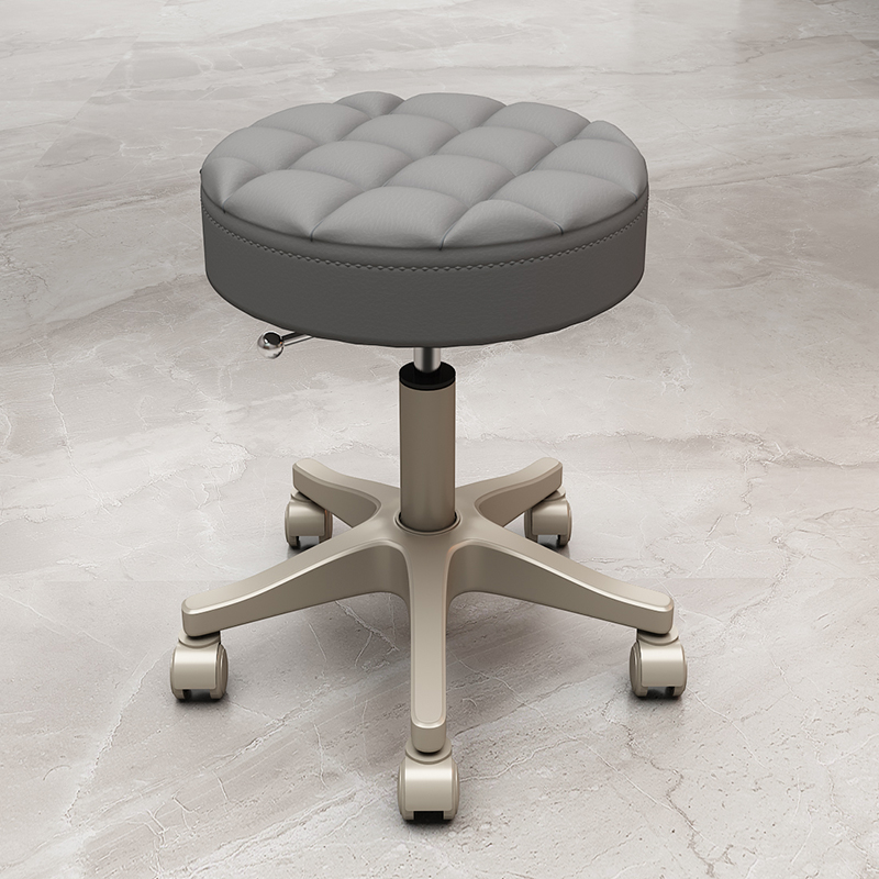 美容院凳子美发美甲理发店专用旋B转升降大工椅子滑轮家用酒吧圆