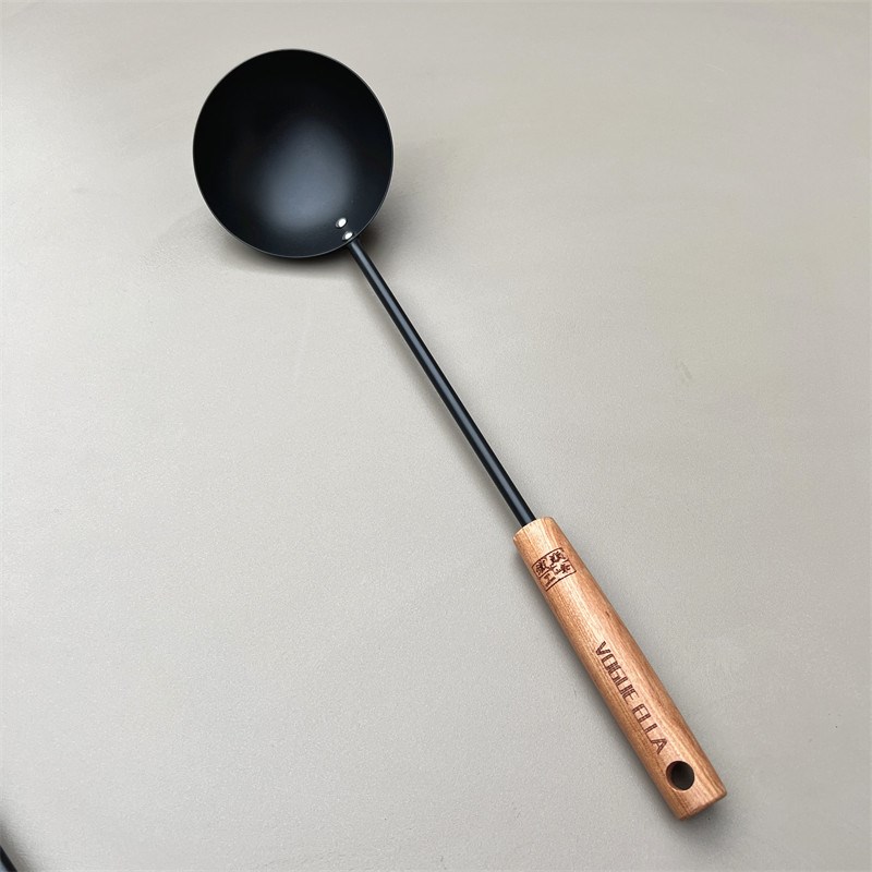 61K3VE极铁花梨木锅铲长柄炒菜铁铲汤勺长铲家用铲子实木手柄炒勺