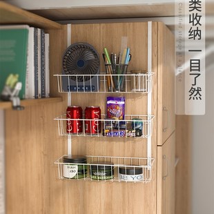 衣柜侧面置物架柜子外侧边挂衣架宿舍收纳免打孔壁挂衣钩挂架陶琪
