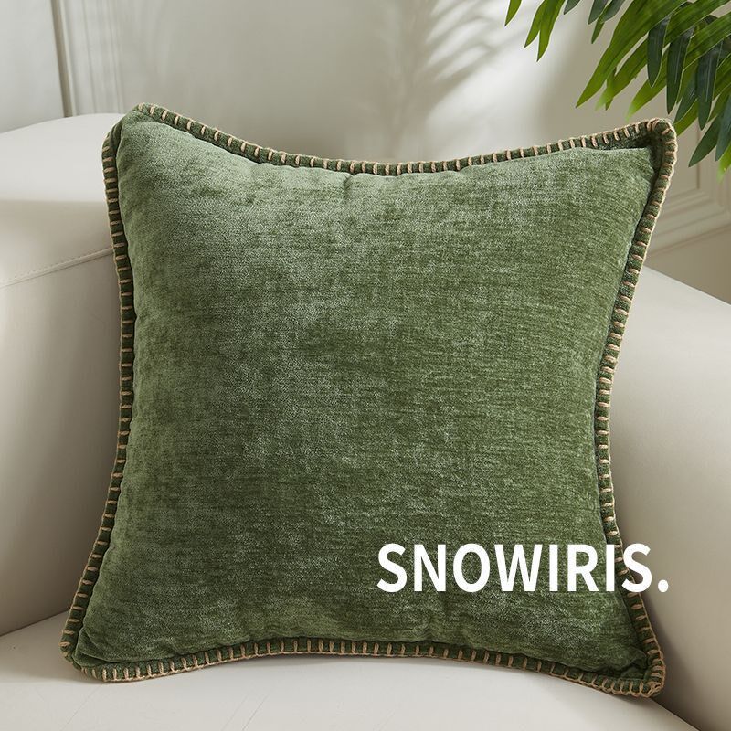 美式田园风抱枕客厅沙发轻奢装饰豹子复古靠垫床头腰枕飘窗靠枕