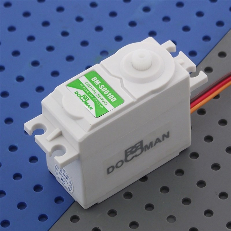 DM-S0610D塑胶齿6kg舵机双轴承270度机器人机械臂数码舵机