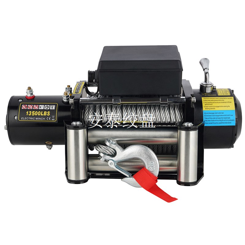 工厂价12v/24v 13500磅44电动绞盘