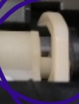 kL针式打印机30配件6kQ6白勾 35钩子白色 爱普森