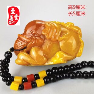 手把件玉雕石摆件如意玉石原石吉祥观赏黄龙奇石料寿山石石