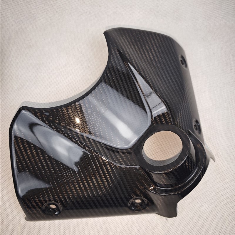 张雪50d0rr改装碳纤维排气防烫盖隔热罩排气罩