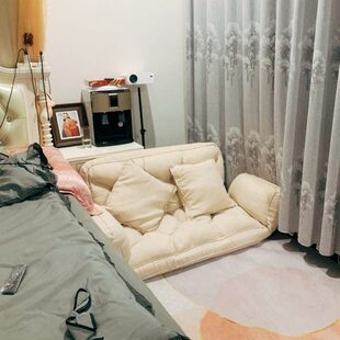 客厅沙发床可躺无式床边可地睡椅子坐垫腿坐懒人沙发榻榻米靠背椅