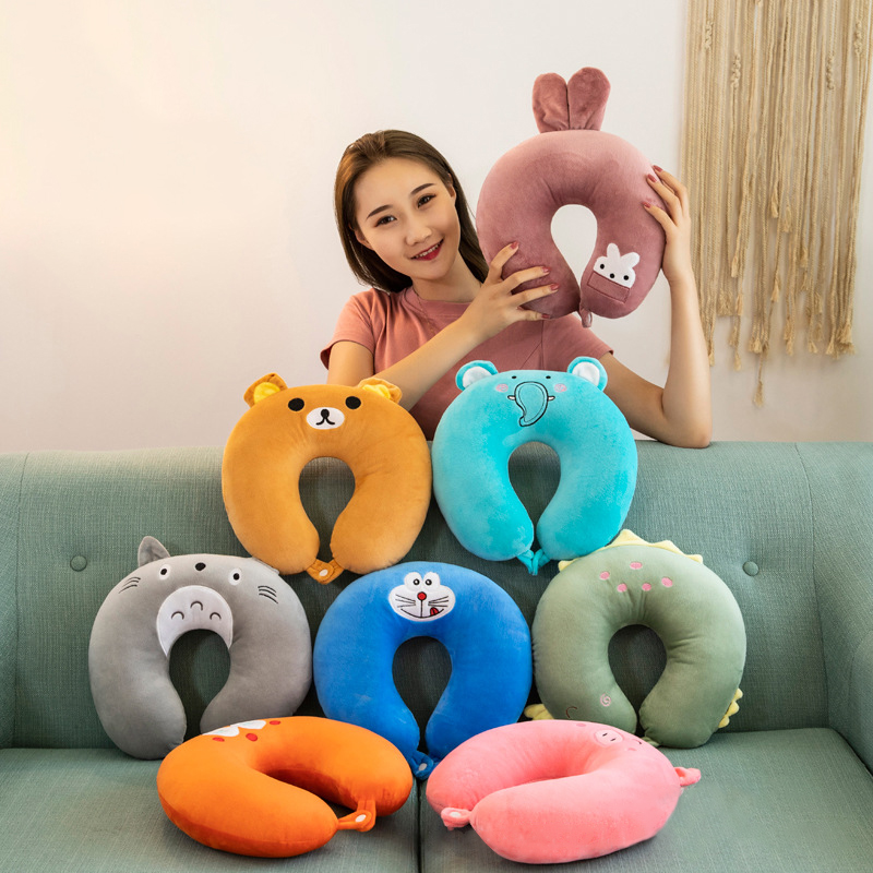 u型枕头护颈枕护脖子颈椎枕飞y机脖枕旅行枕u形可爱靠枕午休午睡