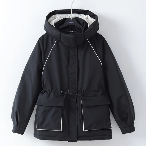 【爆米花专享】时尚工装派克羽绒服8816