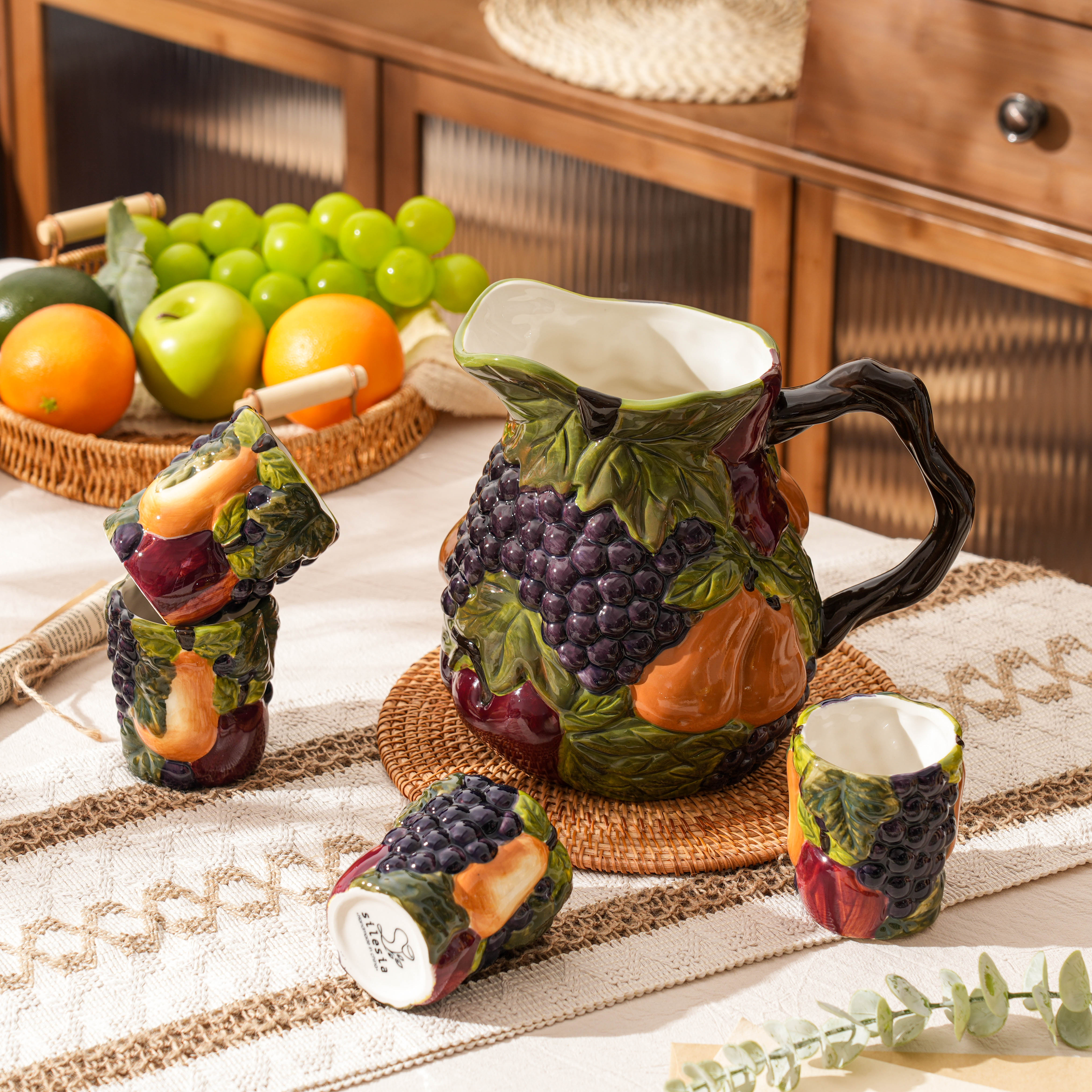 【书婷专享】手雕水果派对1.8L冷水壶