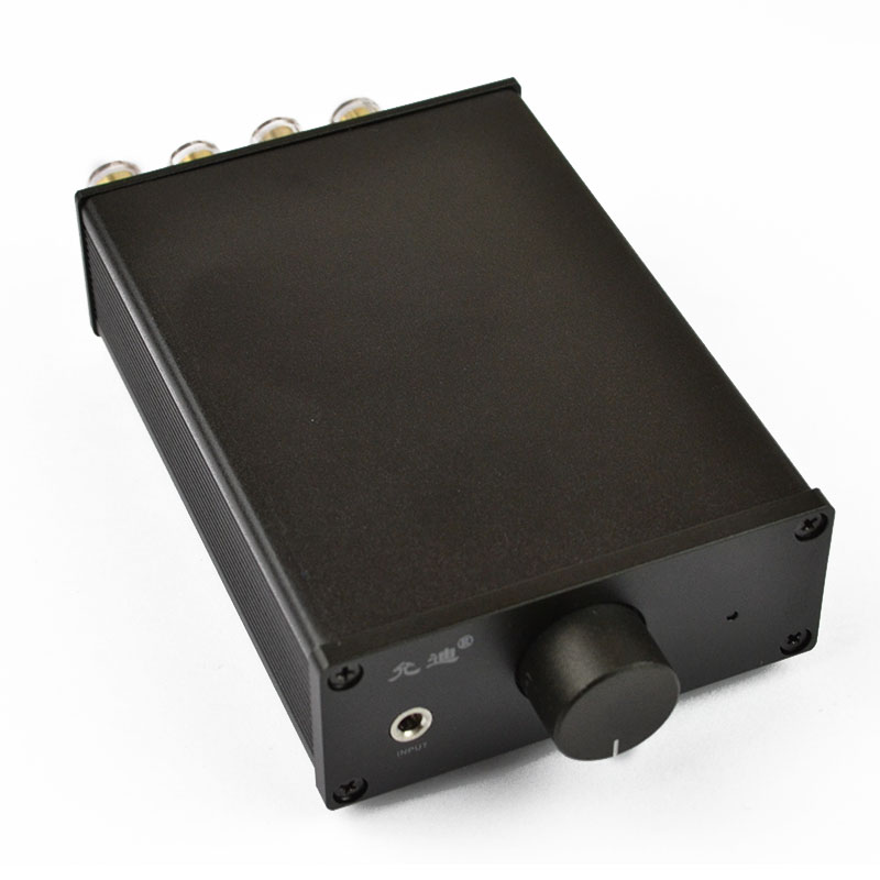 允迪家用TPA3116双声道D类HIFI纯后级2.0数字100W桌面发烧功放机