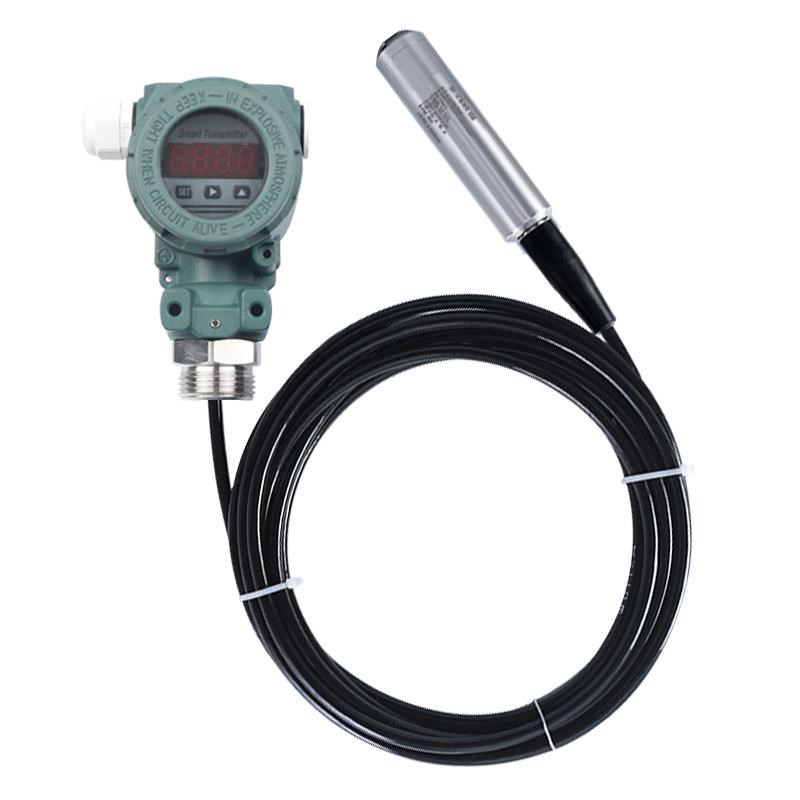 水池水箱专用投入式温度变送q器 传感器测量显示4-20mA 0-10V 0-5