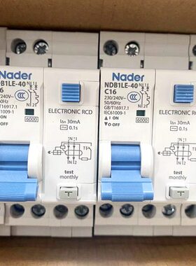 BN+1p n40 良ENDad空气开关断路器 1L信er库存-漏电保护器小型