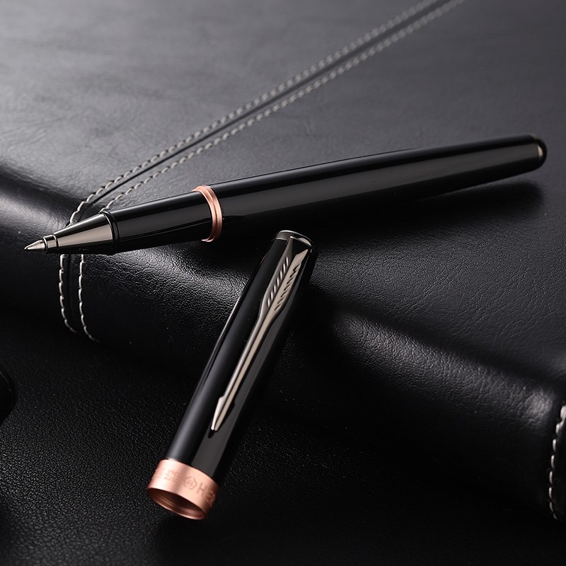 英雄签字笔5020a全钢不掉漆款商务高档金属宝珠笔重手感男女士中