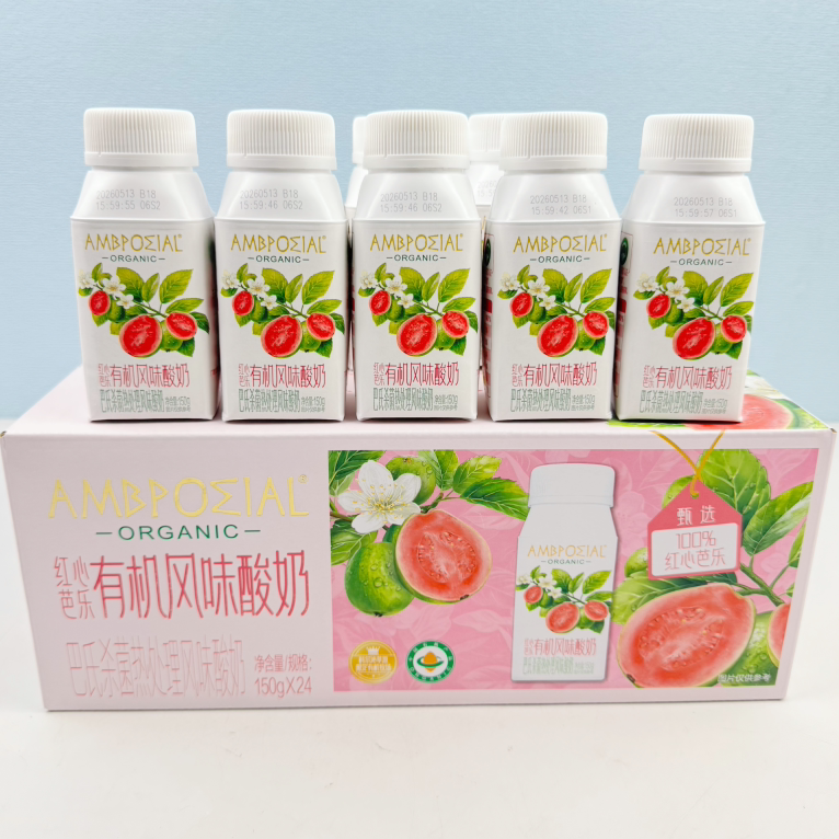 山姆 红心芭乐 有机风味酸奶150g*24瓶 早餐酸奶 清香蛋白好营养