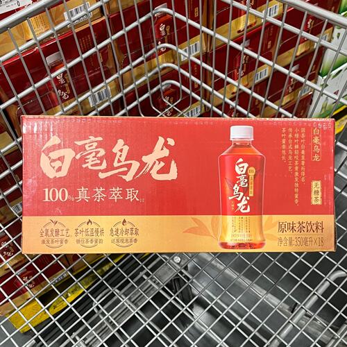 山姆 Unif白毫乌龙原味茶饮料(无糖)350mL*18瓶0糖0脂0卡纯茶原味