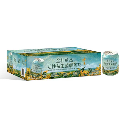 山姆 Drinksba 金桂单丛活性益生菌康普茶230ml*20罐饮料气泡发酵