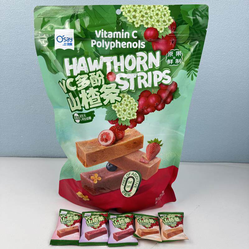 山姆代购 新款VC多酚山楂条 儿童山楂丁山楂片