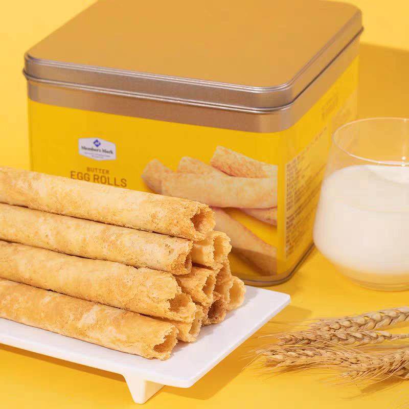 山姆超市 黄油鸡蛋卷饼干608g香浓酥脆铁罐装 正品代购,零食/坚果/特产,蛋卷,淘宝优惠券,粉丝福利购,淘宝优惠卷