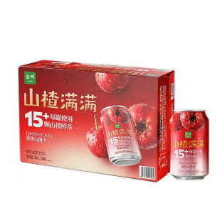 山姆金晔山楂满满山楂汁饮料310ml*24罐聚餐开胃解腻果汁整箱