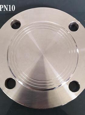 304不锈钢法兰盲板PN10PN16RF凸面BL法兰盲板