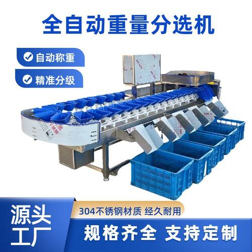 海蛎子海参全自动重量分选机小龙虾称重分选设备海鲜重量分选机