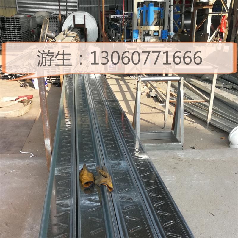 佛山 热镀锌C型钢檩条冷弯异型钢材C型槽钢结构Q235B冲孔C型钢
