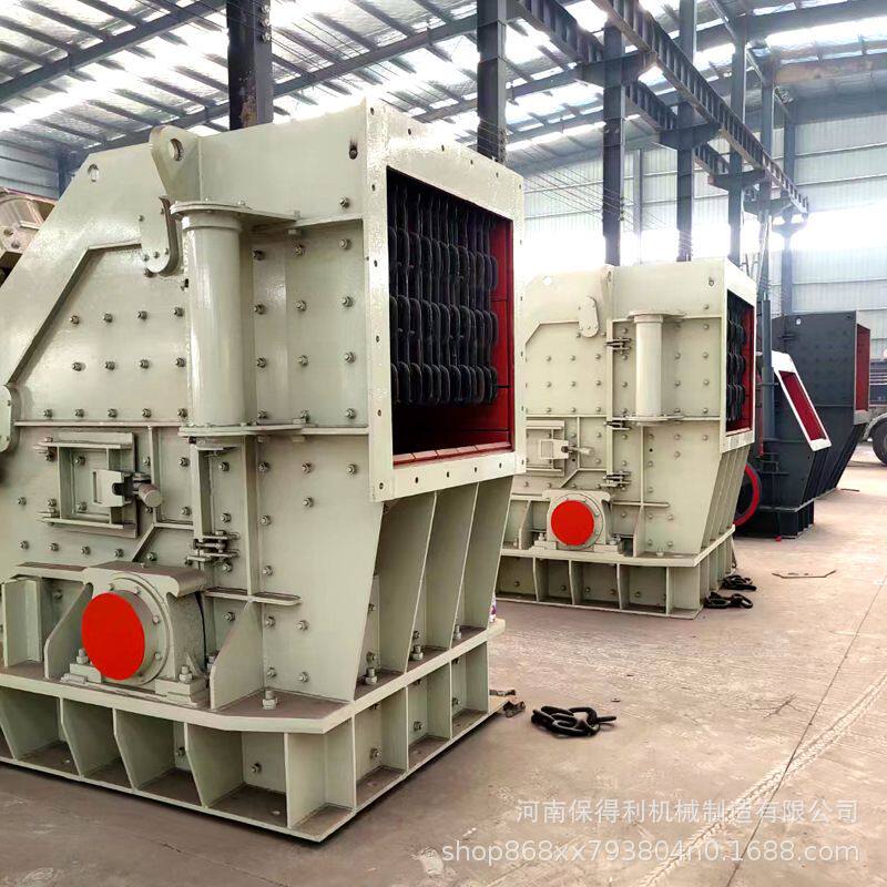 河卵石碎石机 建筑垃圾破碎机 大口反击式方解石破碎机