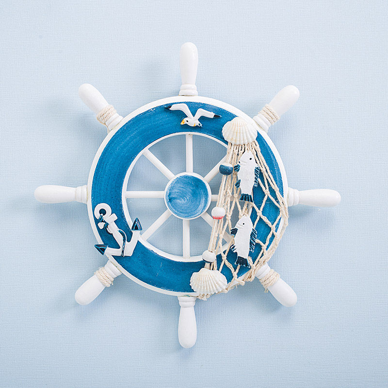 地中海风格舵手方向盘创意壁饰挂饰木质船舵客厅家居墙面装饰,家居饰品,壁饰,淘宝优惠券,粉丝福利购,淘宝优惠卷