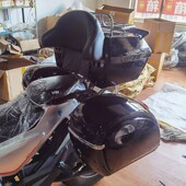 吉铭坦途倒三轮改装 边箱边架尾箱三箱带音响全无损安装