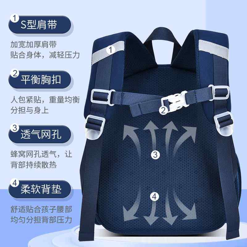 幼儿园儿童书包女孩入学宝宝新款恐龙男孩女童防走失背包护脊