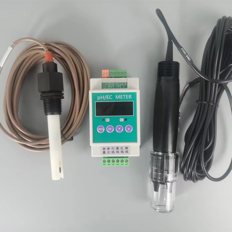 智慧农业水肥机专用ecph一体传感器变送器水质监测电导率酸碱度