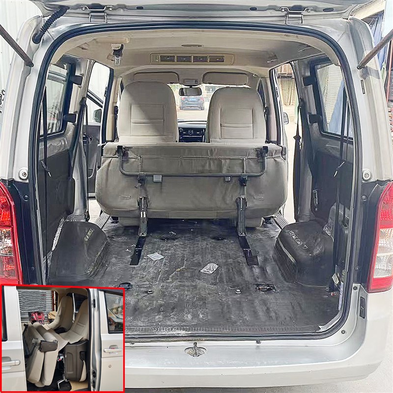 荣光五座椅改装中后合页卡扣变空间货车汽车