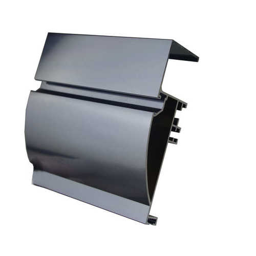 优选加大加厚高档高厨柜用弧形踢脚线带灯槽铝合金踢脚板下柜