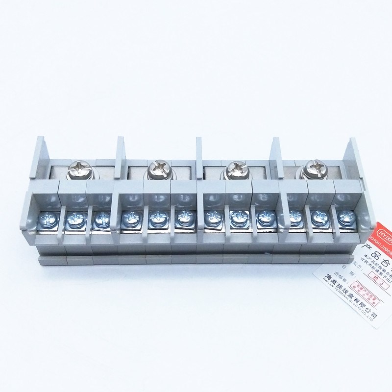 海燕 四进十二出导轨式接线端子FJ6D-35/10-2/M 组合式分线端子器