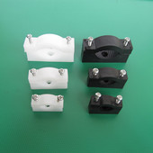 电线线夹 圆型过门理线夹 塑料夹子 对扣线夹 电缆电线固定夹