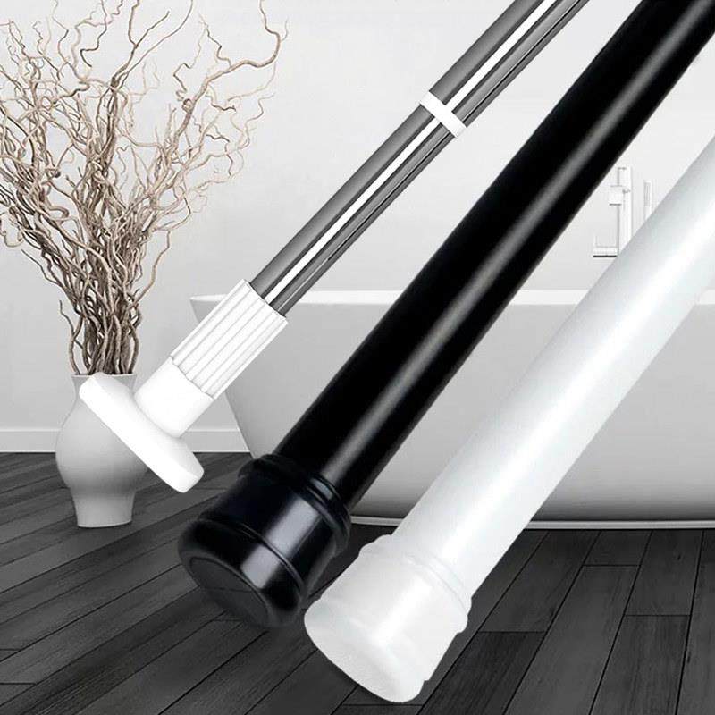 精品浴室浴帘杆套装免打孔伸缩窗帘杆不锈钢伸缩杆衣柜晾衣杆,家庭/个人清洁工具,浴帘杆,淘宝优惠券,粉丝福利购,淘宝优惠卷