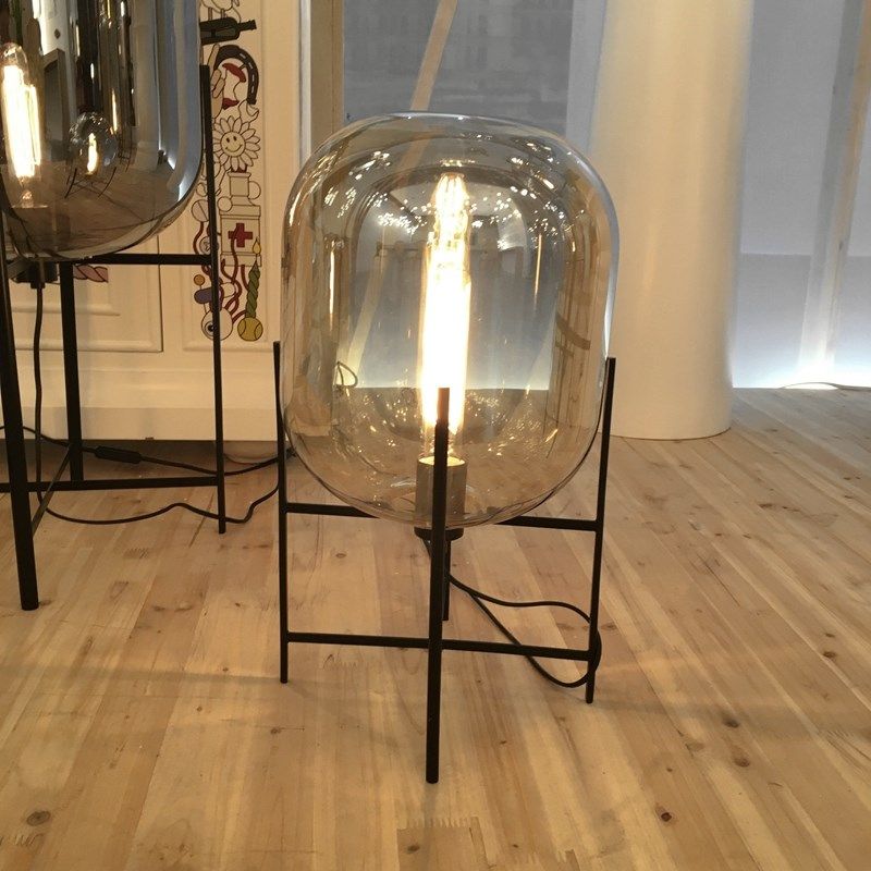 意大利设计师工业风新古典玻璃床头灯后现代客厅卧室书桌装饰台灯,家装灯饰光源,装饰台灯,淘宝优惠券,粉丝福利购,淘宝优惠卷