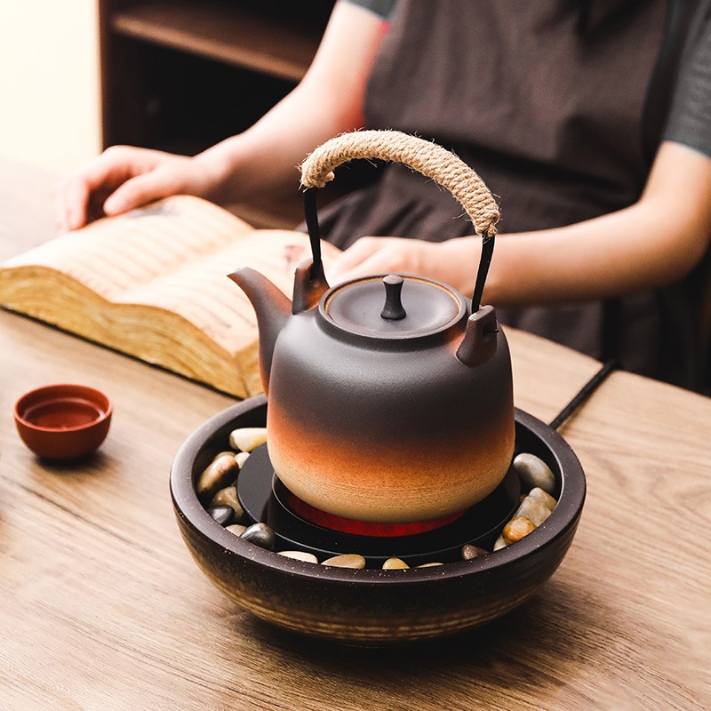 古舍电陶炉煮茶器迷你茶炉小型烧水陶壶静音泡茶装